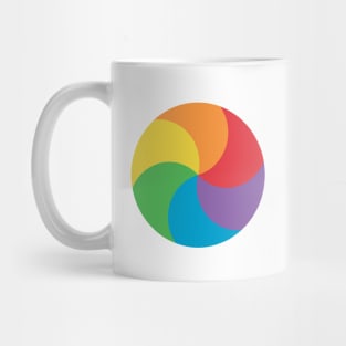 Pinwheel Beachball Mug